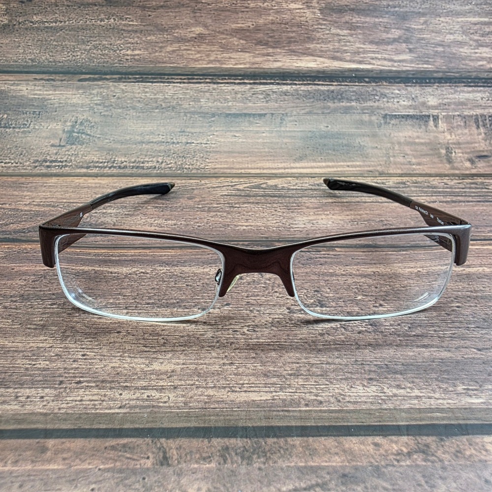 Oakley Ratchet 4.0 Polished Chocolate Titanium Eyeglass Frames 53-19‎ Brown 138